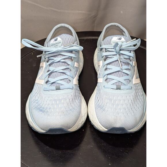 New Balance Shoes Women's 9.5 Blue White Fresh Foam 1080 v10 Athletic Sneakers - Picture 4 of 9